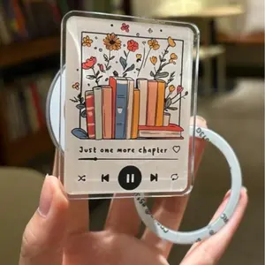 Just One More Chapter Kindle Grip: Handmade Resin Acrylic, Pink Bookmobile Kindle Grip Kindle Popsocket Book Bookish Magnetic Kindle Grip Books Lover Kindle Accessories Phone Holder PopSocket Phone Grip Magnetic Pop Socket Phone Grip