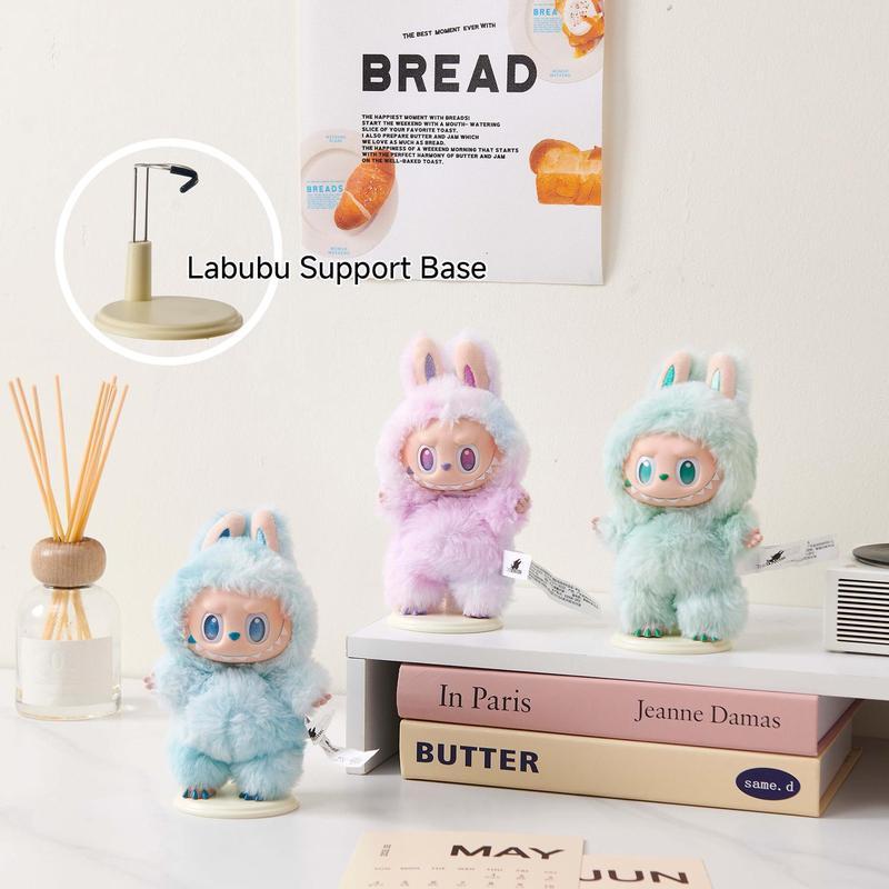 UFORU Dust-Proof Display Case for Labubu & Dolls | Clear, Stackable Acrylic Box with Stand for Plush Doll Collection