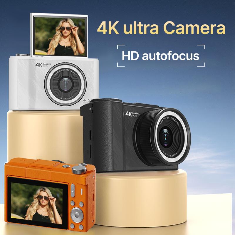 W&O Digital Camera,Portable CCD Cameras Gifts,HD Digital Video Cameras Toddler,Portable Toy 3-10 Ages Girls Boys,32GB TF Card Rechargeable Wireless