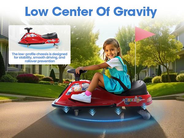 PHI VILLA Kids Electric Drift Car, 2 Speed Wiggle Go Kart for Boys & Girls Ages 3+, 24V Crazy Cart, Front Lights, Bluetooth Music & Safety Harness PHI VILLA Kids Electric Drift Car, 2 Speed Wiggle Go Kart for Boys & Girls Ages 3+, 24V Crazy Cart, Front Lights, Bluetooth Music & Safety Harness