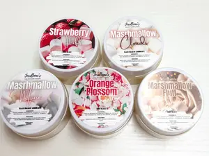 Glaze Balm by JerrBear's Sample Pack - 5 OR 10 Mini 1oz Jars of Ultra-Rich Glaze for Soft Glowing Skin - Scents Scented Moisturizer Nourishing Silky Blend Hydrating Moisture Cream Floral Strawberry