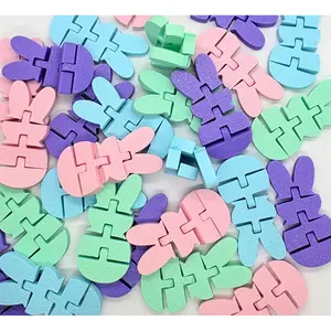 3D Printed Bunny Fidget Toys - Easter Egg Filler - Bulk Pricing Available