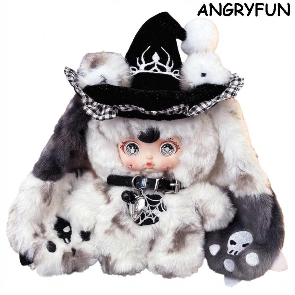 ANGRYFUN Magic Witch Fantasy House Plush Blind Box – Enchanted Cottage Series Kawaii Plush Figures Cute Collectible Mystery Box Room Decor Birthday Gift Single Box (Free Random Cute Acrylic Keychain)