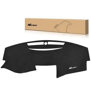 Nilight Dash Cover for Toyota Camry 2007 2008 2009 2010 2011, Custom Fit Suede Dashboard Mat Non‑Slip Sunshade Glare Protector Interior Accessories Black