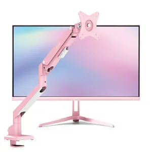 PX246 Wave Pink Monitor + Single Monitor Arm Bundle