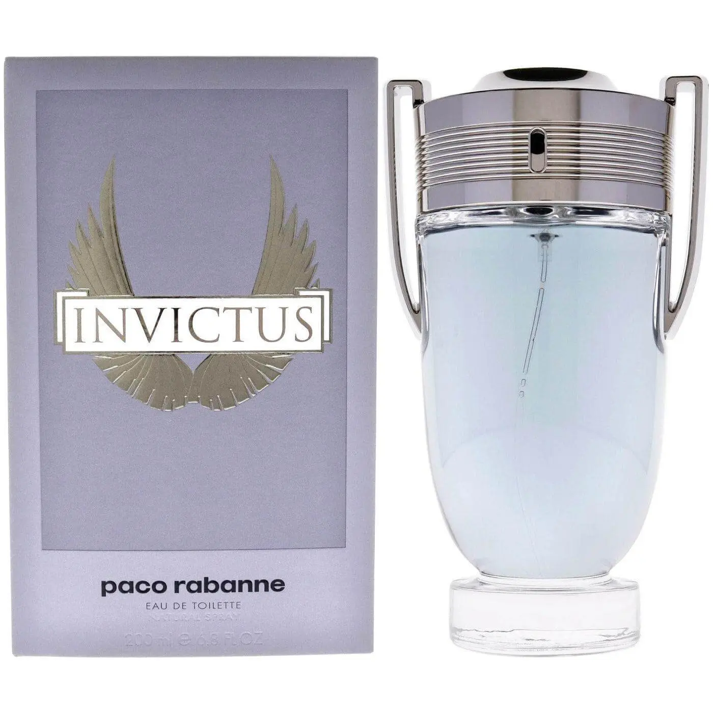 Paco Rabanne Invictus Men's EDT Cologne - 6.8 oz Citrus, Masculine, Boxed High-Quality Fragrance (New Packaging), Citrus Men's Fragrance, Boxed Men's Fragrance