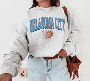 Vintage Oklahoma City Basketball Sweatshirt | Retro OKC T-Shirt or Hoodie for Fans | Oklahoma Sports Fan Gift