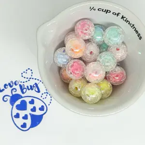 30 pieces 12 mm spacers, perfect for DIY projects, pens, wristlet keychains, etc.