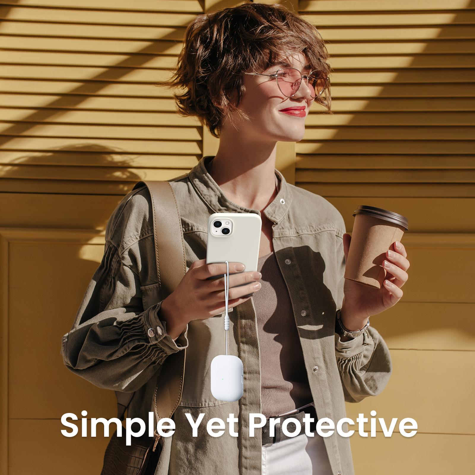 [CASE ONLY] ORNARTO Compatible with AirPods Pro 2 Case 2022, Protective Soft Silicone for AirPods Pro 2nd Generation Case, Front LED Visible Skin Cover Accessories Handheld