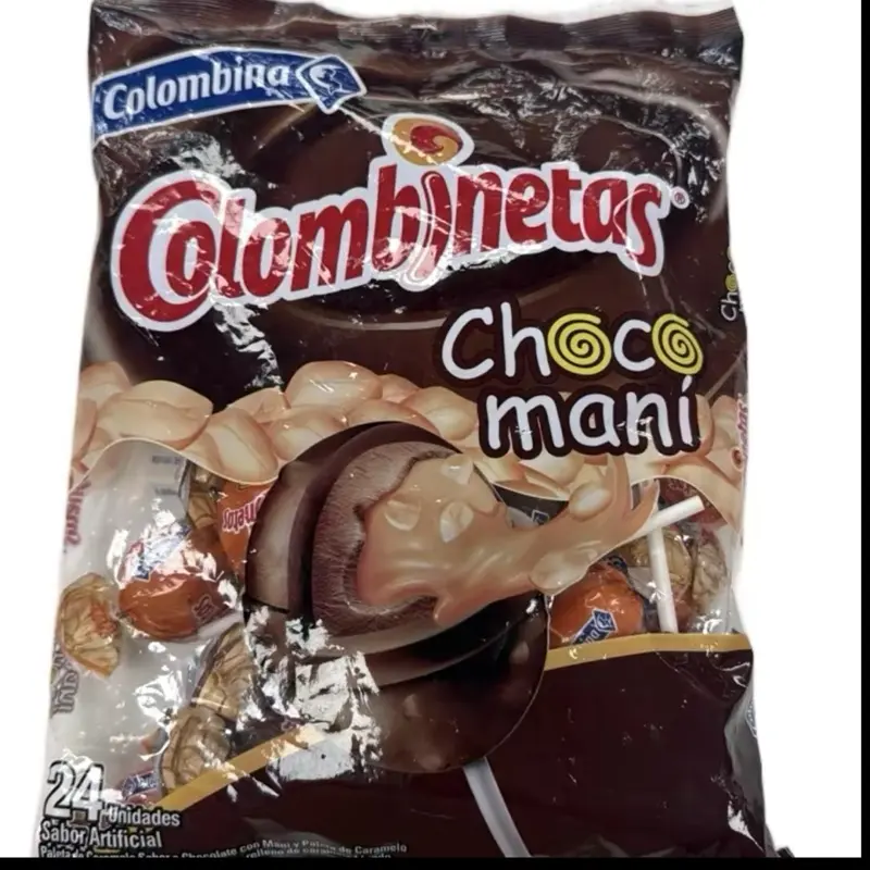 1 Bolsa De Colombinetas Choco Mani 24und