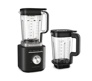 KitchenAid Pure Power Blender with 68oz Plastic Jar & 62oz Glass Jar Empire Red 1700W High-Speed Control Kitchen Appliance