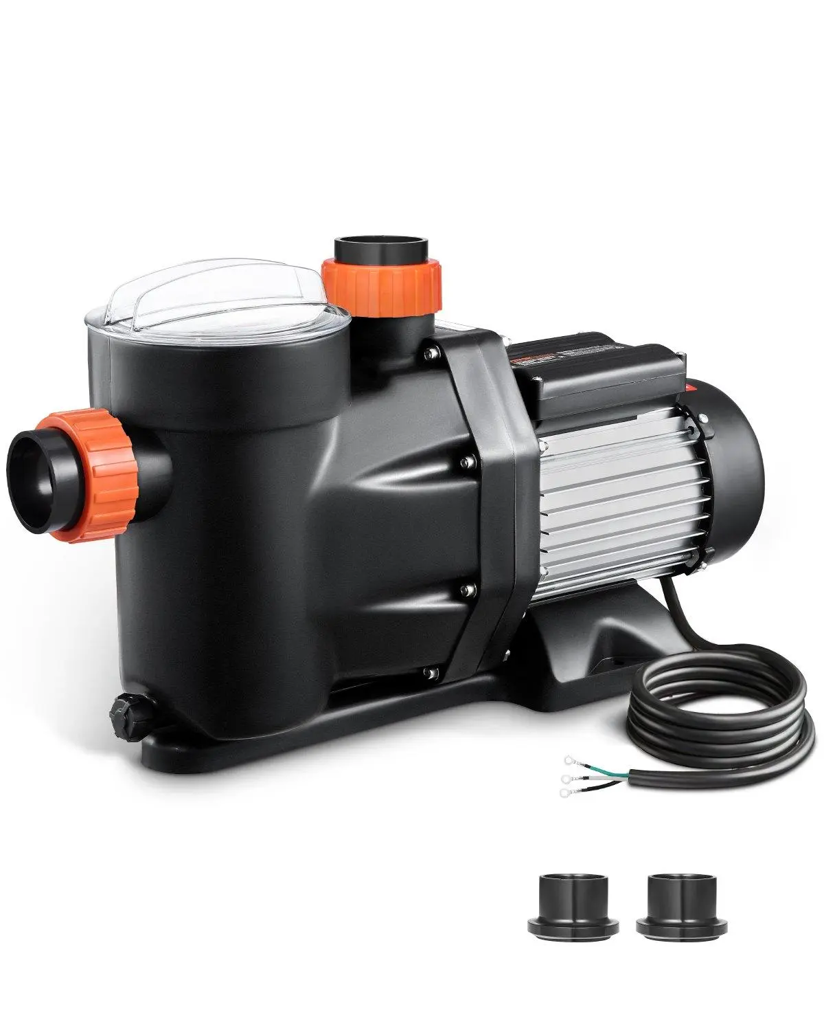 VEVOR 1.5 HP Above Ground Swimming Pool Pump Single Speed 122 GPM 3450 RPM 220V#BackToSchool