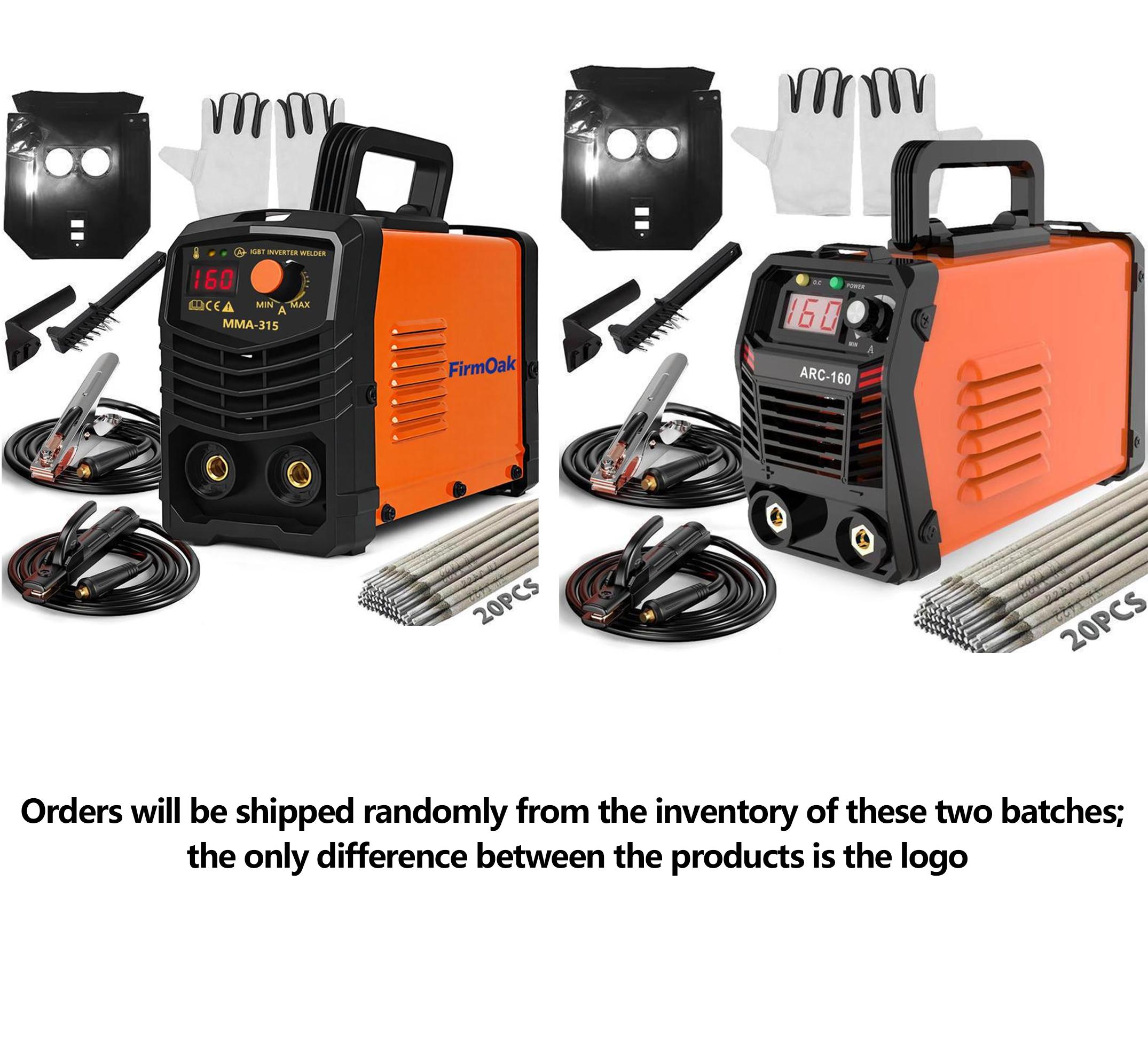 FirmOak MMA-315 110V Mini Welder Portable Stick Welder with Hot Start Arc Force Anti-Stick IGBT Inverter Supports E6013/E6011/E7018 Rods Ideal for Home Use & DIY Gift FirmOak MMA-315 110V Mini Welder Portable Stick Welder with Hot Start Arc Force Anti-Stick IGBT Inverter Supports E6013/E6011/E7018 Rods Ideal for Home Use & DIY Gift