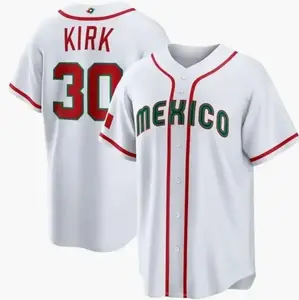 Men's Mexico Baseball Alejandro Kirk #30 2026 World Baseball Classic Home Stadium Jersey, Gift For Him, Gift For Her, For Any Season