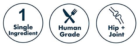 King Lou Whole Duck Feet Dental Treats for dogs, Human-Grade, Single Ingredient, 100% USA Pet Supplies Chews All Natural Food