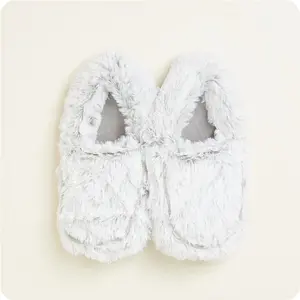 Warmies Slippers - Marshmallow Gray