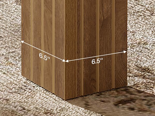 TRIBEWOOD  78.7-Inch Large Dining Table for 6-8, Rectangle Farmhouse Kitchen Table with Heavy Duty Legs for Kitchen & Dining & Living Room (Natural)