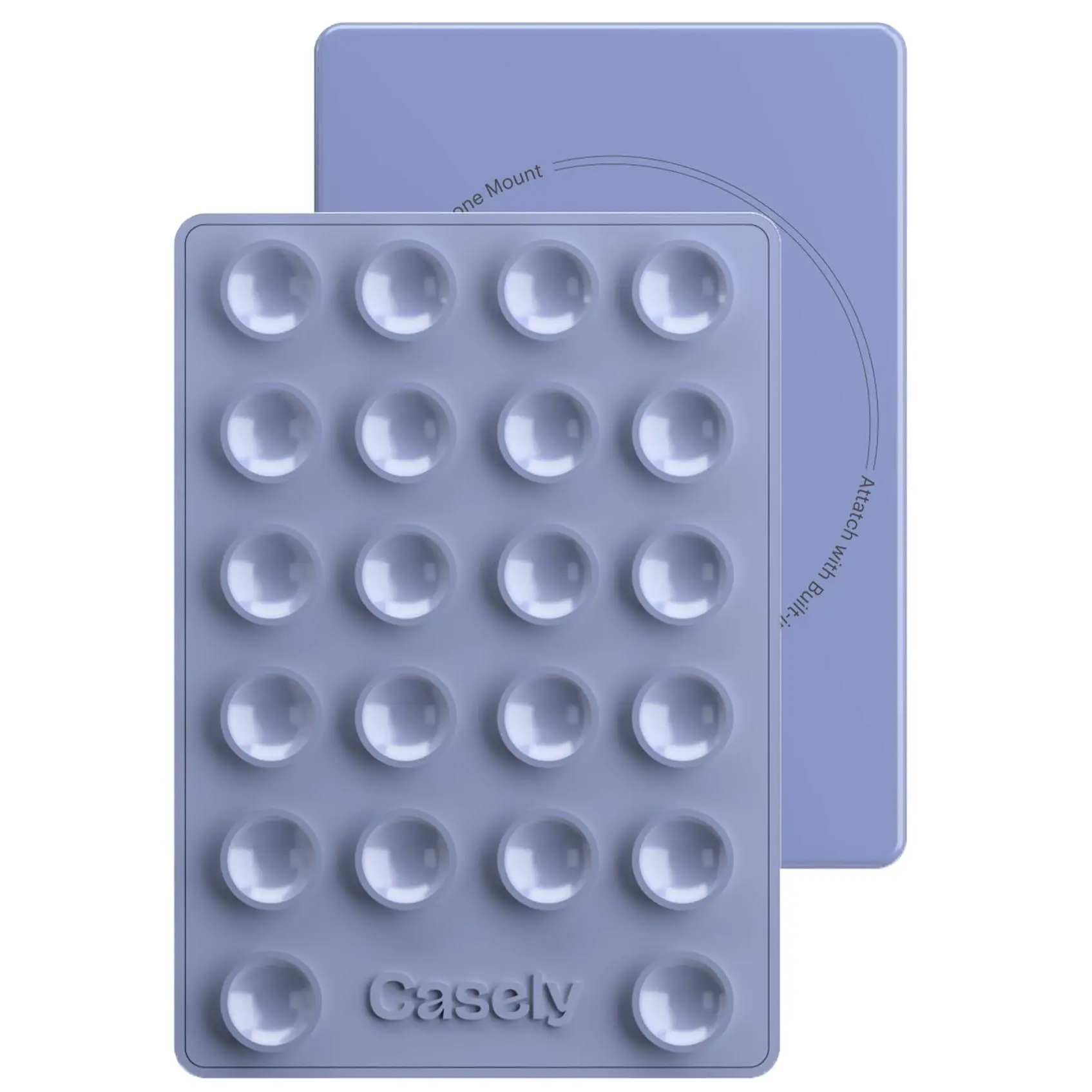 Grippy | Periwinkle Silicone Suction Phone Mount with MagSafe