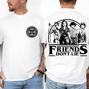 🔥   Hellfire Club Hawkins High School Tee, 100% Cotton Double-Sided Print, Perfect Valentine Gift for Series Lovers! # TikTokShop. #  FunnyValentine # ViralTees # TrendyTees