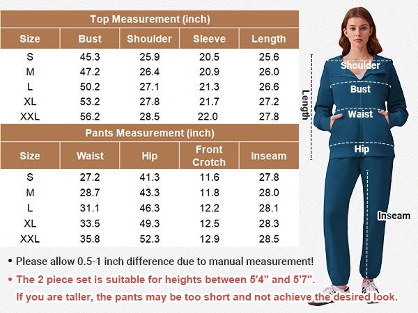 PINSPARK 2 Piece Sets for Women Fleece Sweatsuits Zip Up Hoodie Sweatshirts Drawstring Jogger Sweatpants With Pockets 2024 sportswear