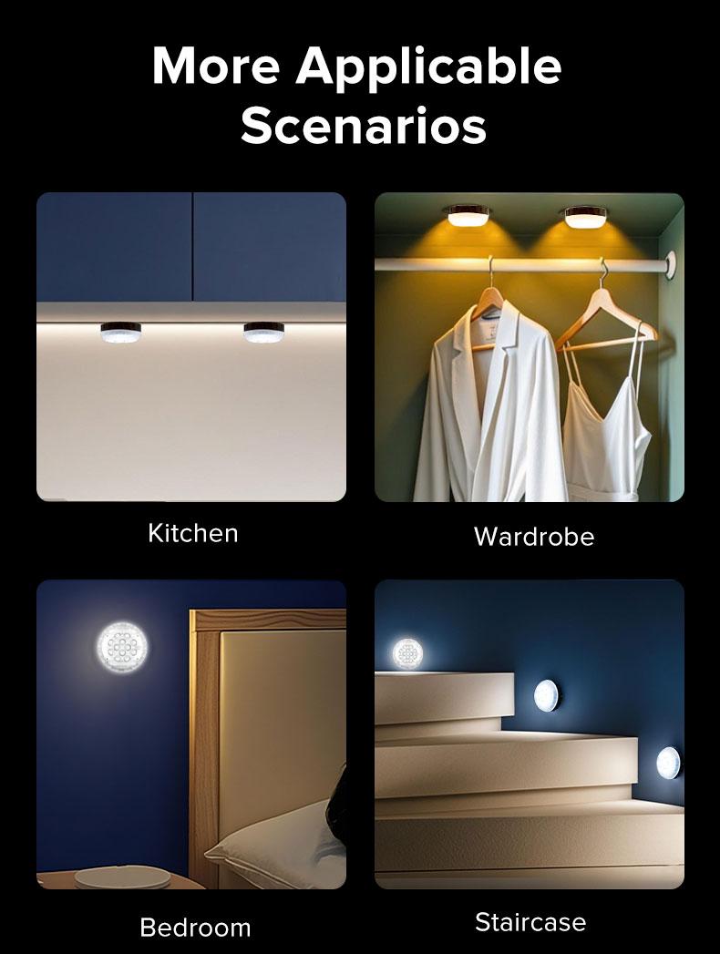 Battery Required Wall Mounted Lights with 3 Lighting Modes, Modern Wireless Magnetic Painting Lamp with Remote Control, Novelty Lighting for Home Decor, Lights for Room Decor, Modern Smart Lamp, LED Lights Bedroom, Black LED Lights