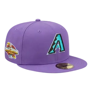 New Era Cloud Under 59Fifty Arizona Diamondbacks Men Fitted Hat Purple