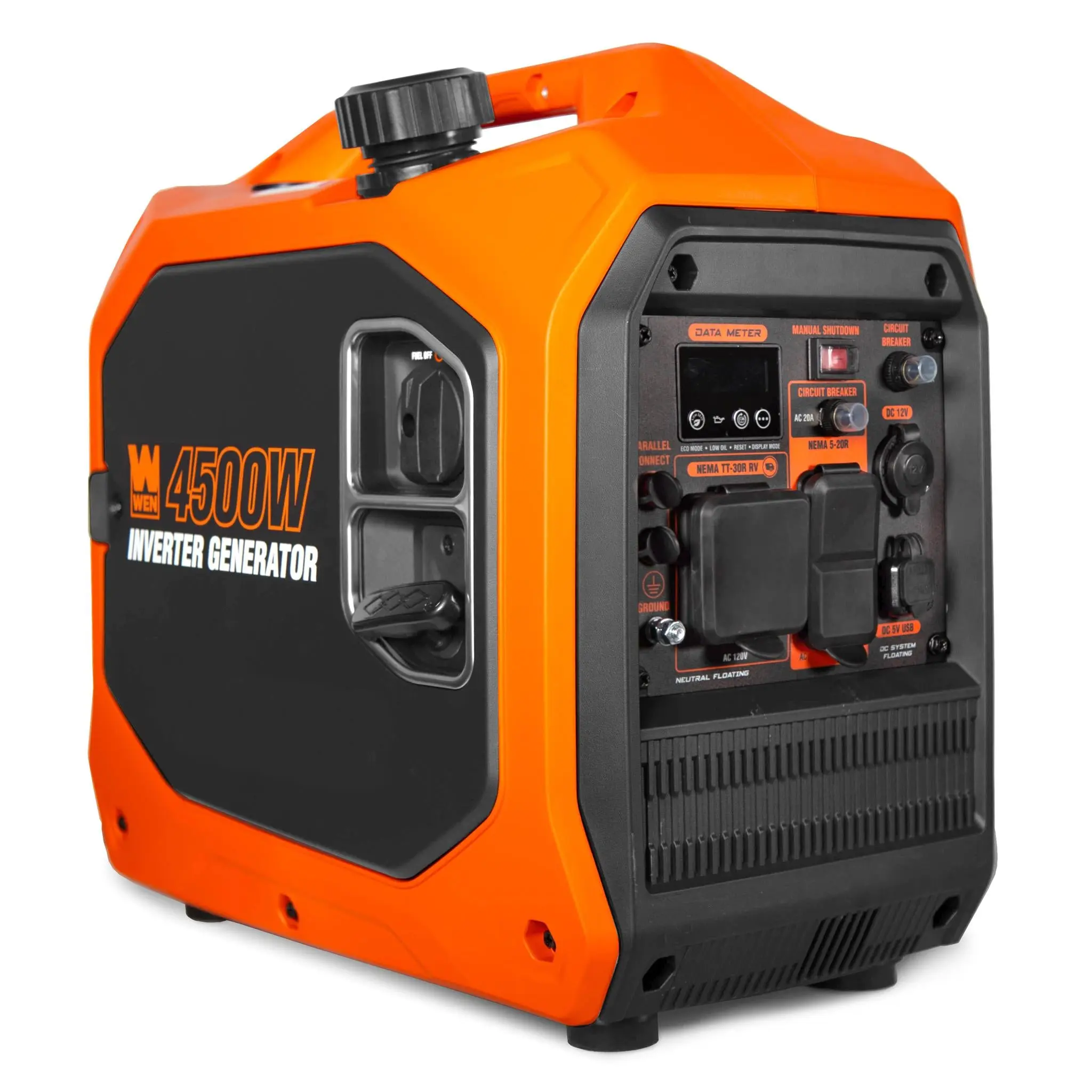 WEN 56432i 4500-Watt Inverter Energy Generator - RV-Ready, Super Quiet, Portable, Lightweight with Fuel Shut Off for Camping, Hunting, Outdoor Use