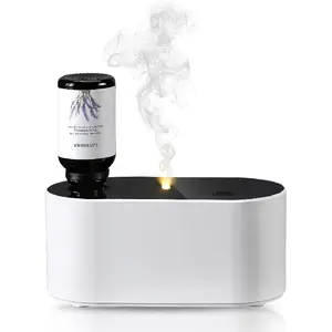 ZY Waterless Diffuser for Essential Oil, Battery Operated Scent Air Aromatherapy Diffuser, Mini Portable Aroma Diffusers with 3 Mist Modes, Cycle Start, for 400 sq.ft Room Home Office Bedroom
