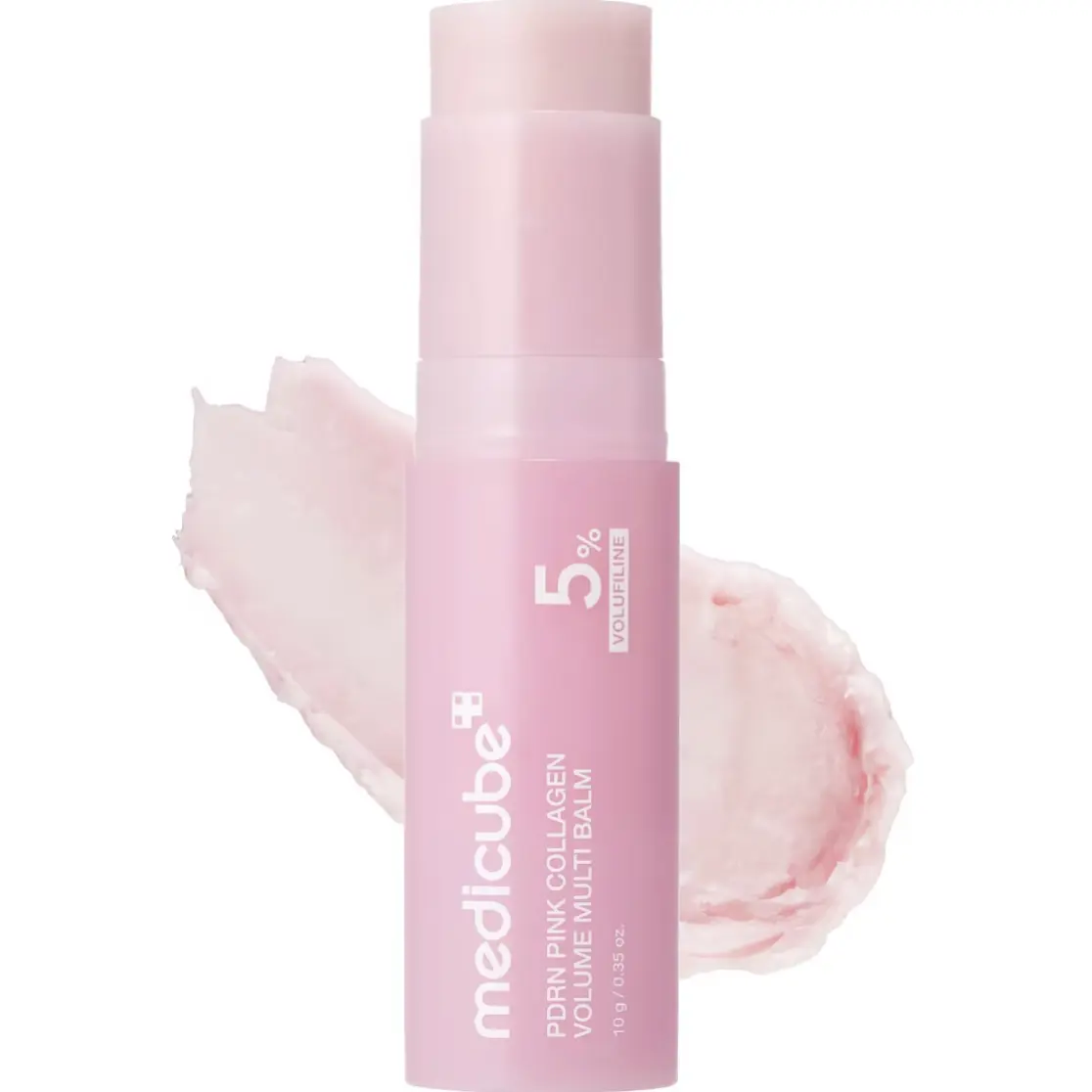 [‮ebucideM‬] PDRN Pink Collagen Volume Multi Balm Stick 10g | All In One Volufiline, PDRN, NAD for Youthful-Looking, Helping Look of Fine Lines, Firming Care, Anti-Aging Care | Korean Skincare