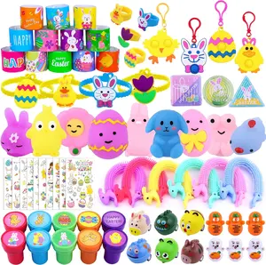73‑Piece Easter Party Favors Bulk Set — Easter Basket Stuffers, Egg Fillers & Goodie Bag Toys for Kids, Classroom Prizes, Easter Egg Hunt Gifts for Girls & Boys
