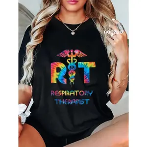 100% Cotton Respiratory Therapist, RT Medical Care Gift Shirt 9Dk T-Shirt