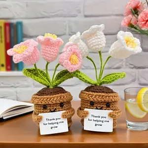 2PCS Handmade Emotional Support Lily of the Valley - "Return of Happiness" Mother's Day Gift for Mom - Easter Basket Stuffer 2026 - Room Decor for Women - Bedroom Decor - Best Friend Birthday Gift - Mini Gifts - Teacher Appreciation Gift