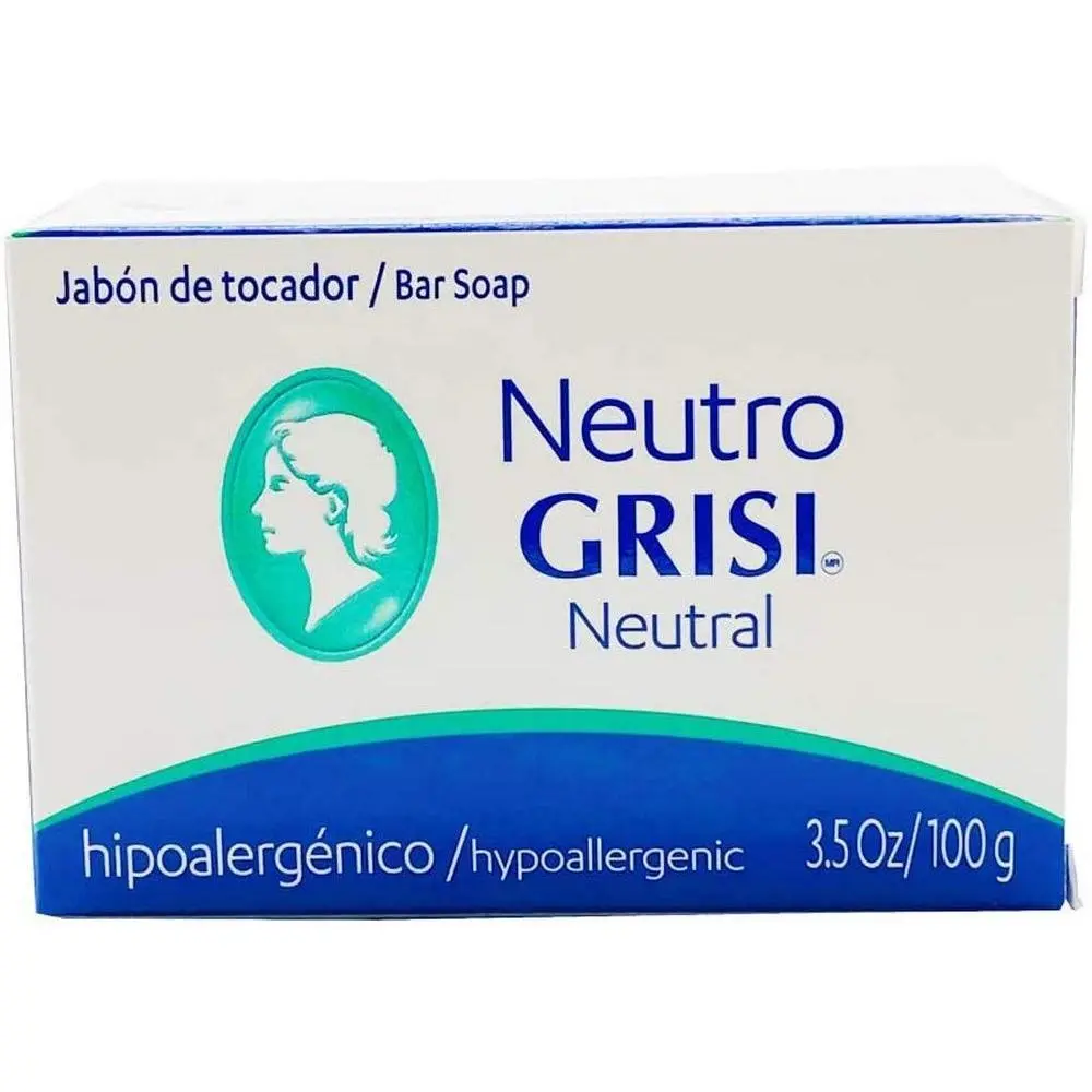 1 PACK - Grisi Soap Neutro/Neutral, 3.5oz/100grams