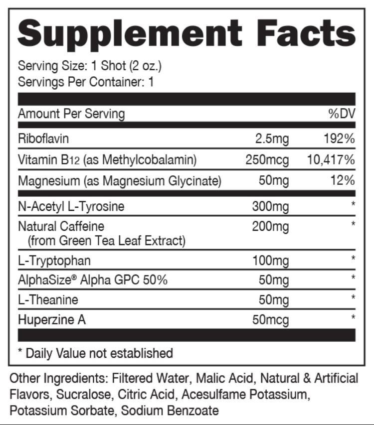 Bucked Up Buck Shot Energy Shot [1 Case/ 12 Count]