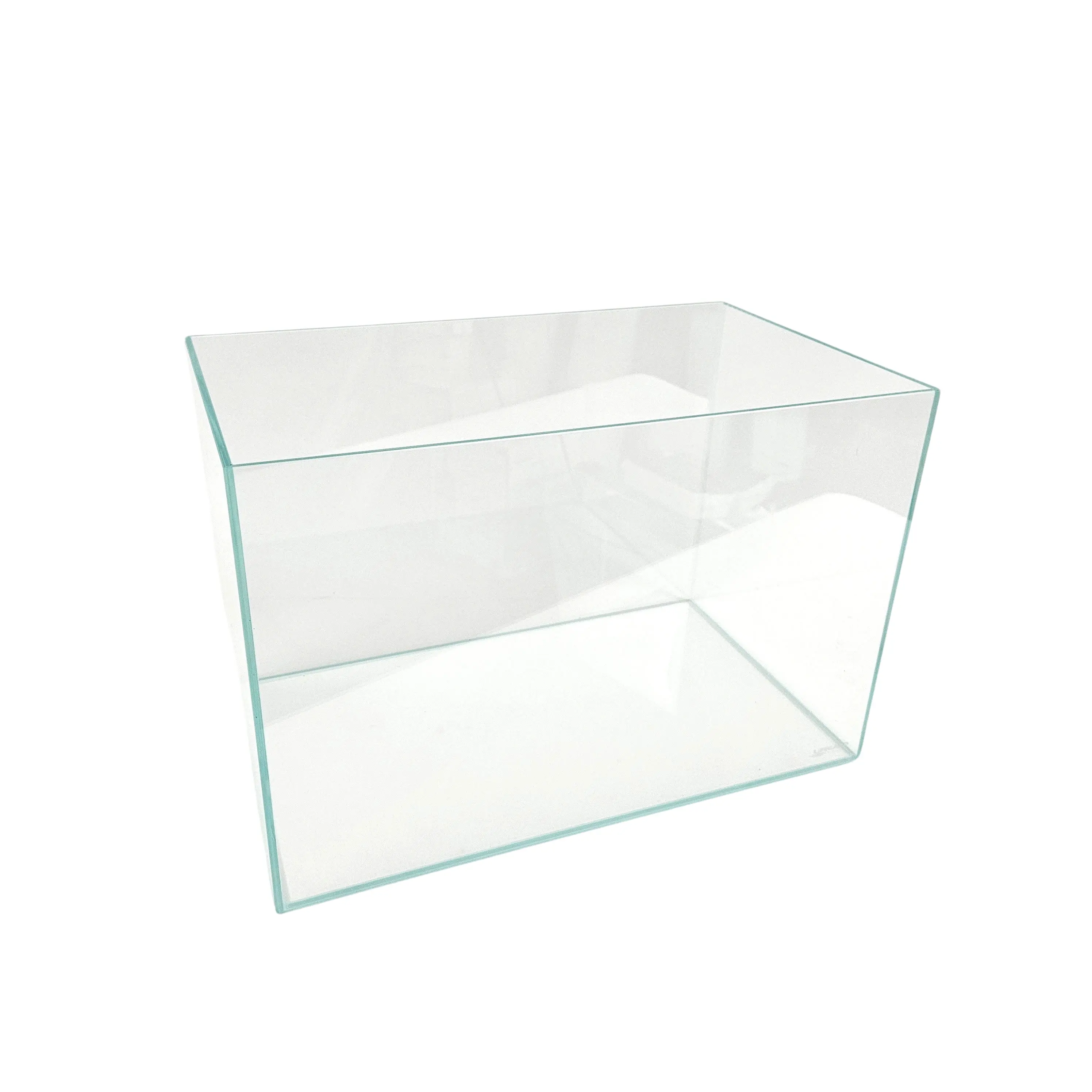 CRYSTAL Rimless Low Iron Ultra Clear Aquarium 8mm (40 gallons, 29.53" x 17.72" x 17.72")