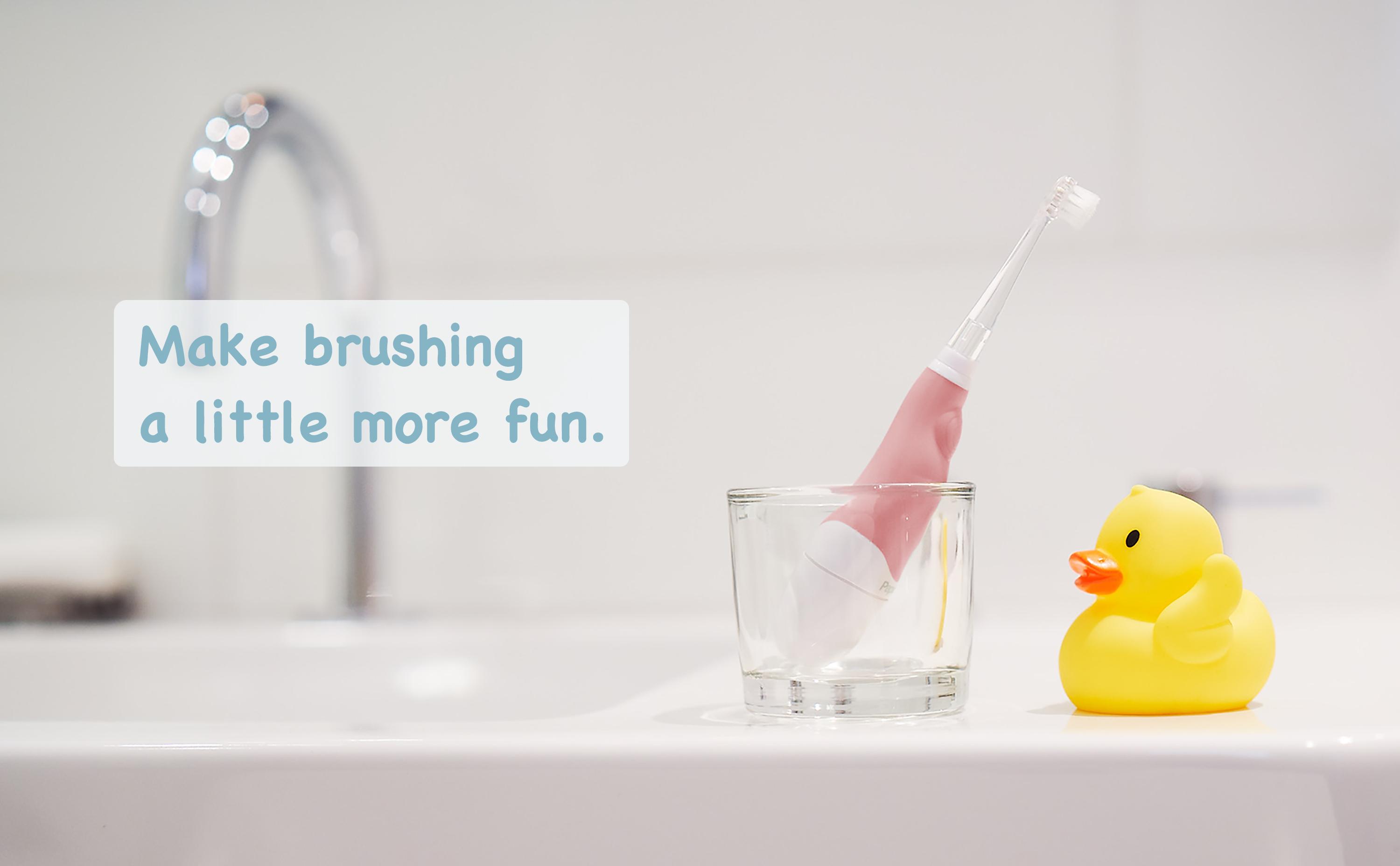 Papablic Baby Electric Toothbrush 0-3 Years, 2-in-1 Auto Brush with FDA Silicone , Dentist Approved for Toddler Teeth Care, Stop Bedtime Fights, Toothbrush Head, Battery Toothbrush, Gift, Soft Toothbrush Papablic Baby Electric Toothbrush 0-3 Years, 2-in-1 Auto Brush with FDA Silicone , Dentist Approved for Toddler Teeth Care, Stop Bedtime Fights, Toothbrush Head, Battery Toothbrush, Gift, Soft Toothbrush