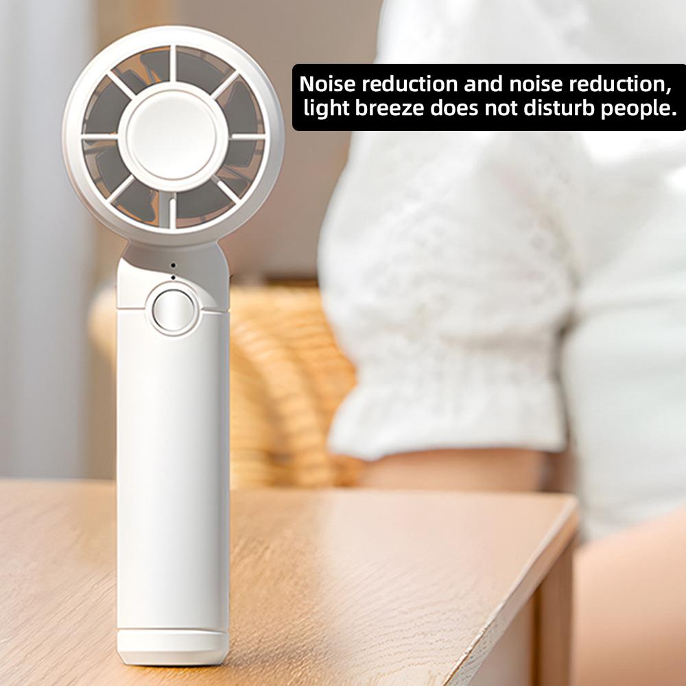 Electric Mini Fan Refrigeration Handheld Fan USB Rechargeable Portable Cooling Fan Air Cooler with Compact Design
