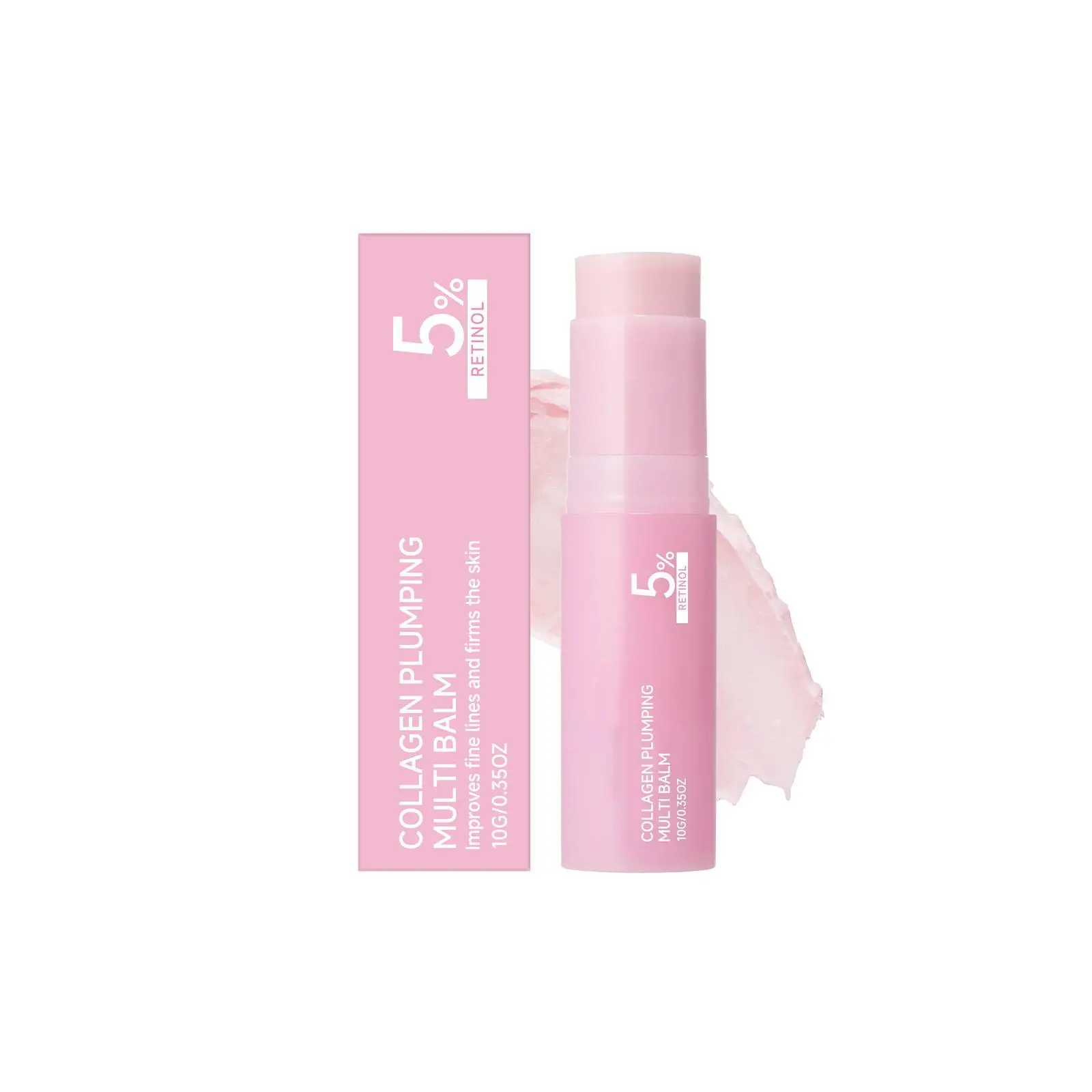 PDRN Pink Collagen Volume Multi Balm - 1-In-1 Korean Skincare Stick with Volufiline, NAD - Anti-Aging, Firming, Fine Line Improvement - For Under-Eyes, Lips, Smile Lines medicube youth lock