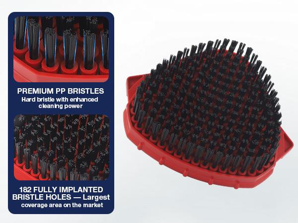 Spin Mop Scrub Brush Head for O-Cedar EasyWring Spin Mop 1 Tank System. Hard Bristle Brush Head.Mop Replacement Heads Microfiber