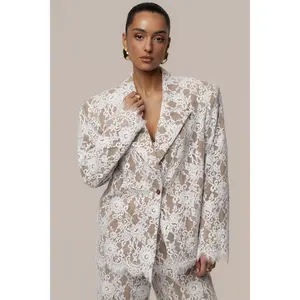 White Lace And Desire Blazer