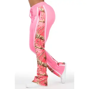 Soana Pink Stacked Track Pant