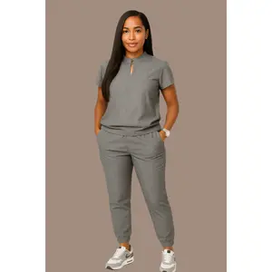 High Waisted Sami's Skinny Scrub Set