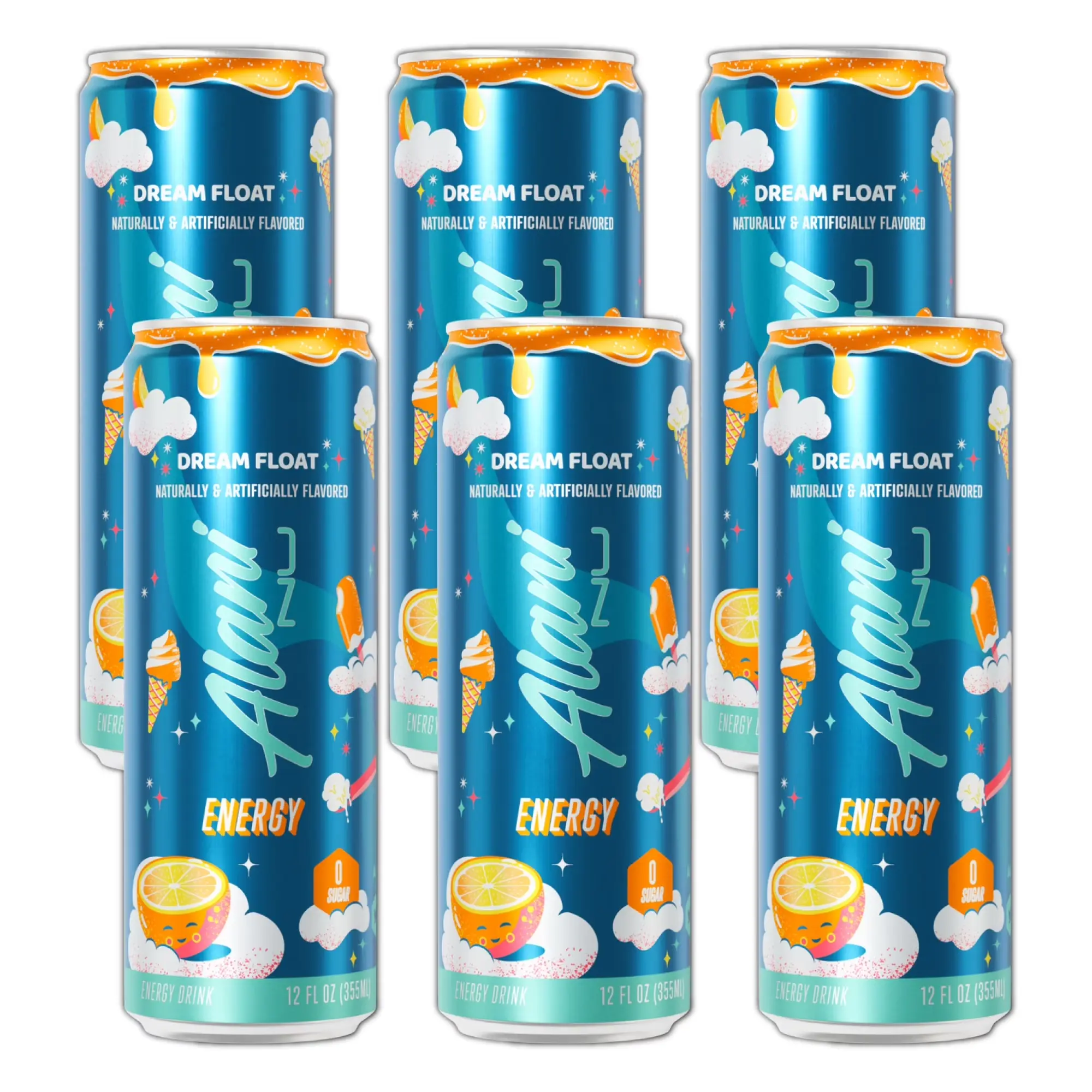 Alani Nu Dream Float Energy Drink 6 Pack 12oz