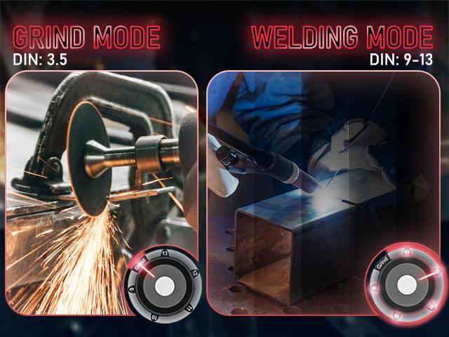 YESWELDER LYG-L600A True Color Auto Darkened Welding Helmet | Anti-Blue Light Welding Mask with 2 Sensors | Wide Shade 4/9-13 Welding Hood for TIG MIG ARC Grinding YESWELDER LYG-L600A True Color Auto Darkened Welding Helmet | Anti-Blue Light Welding Mask with 2 Sensors | Wide Shade 4/9-13 Welding Hood for TIG MIG ARC Grinding