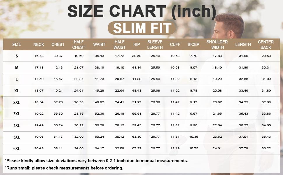 Elencoco Stretch Mens Dress Shirts Long Sleeve Slim Fit Dress Shirts for Men Muscle Fit Wrinkle Free Button Down Shirt Breathable Slim-Fit SpringStatements