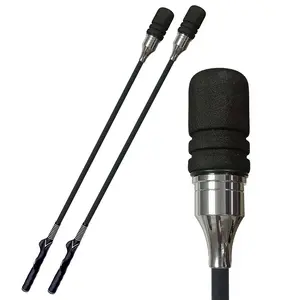 Golf Swing Correction Trainer, Telescopic Click Sound Practice Stick, Retractable Tempo & Warm-Up Training Aid