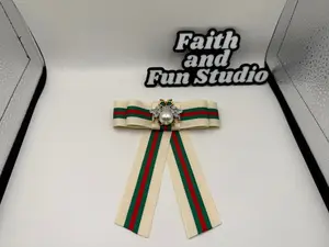 Ribbon Brooches