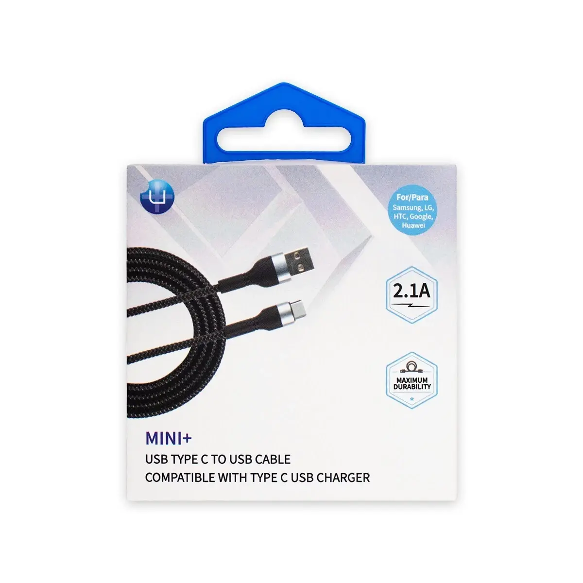 For Type C To USB Cable Charger USB Cable Cord 3FT Black Samsung Android