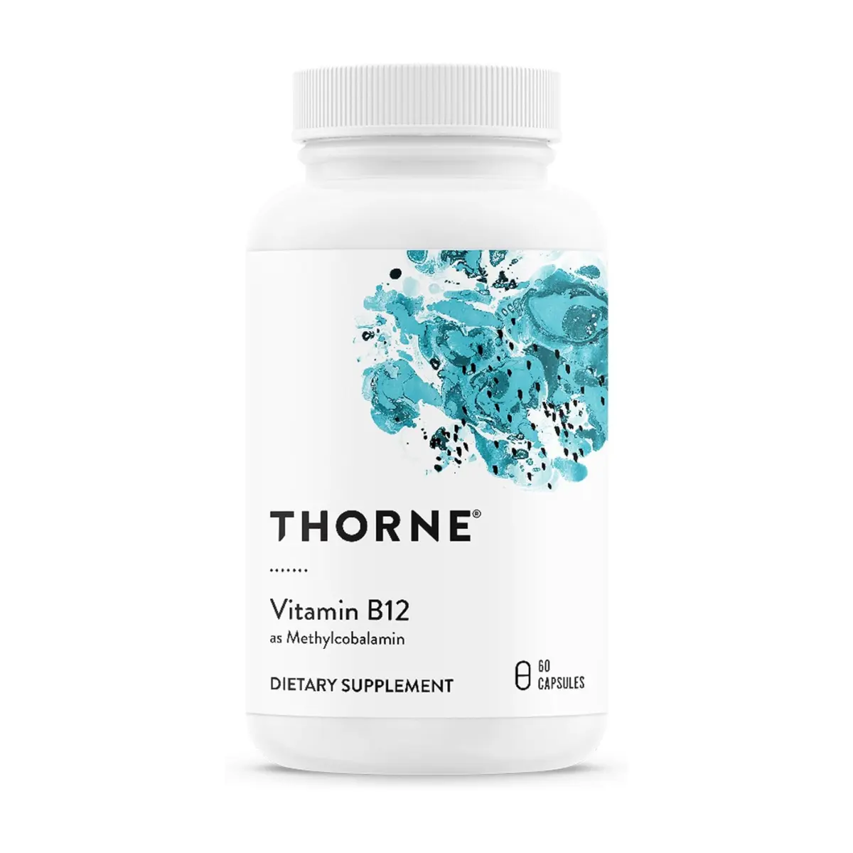 THORNE Vitamin B12 1,000 mcg Active Methylcobalamin Capsules - 60 Count, NSF Contents Certified Healthcare Supplement for Methylation, Heart & Nerve Health Support