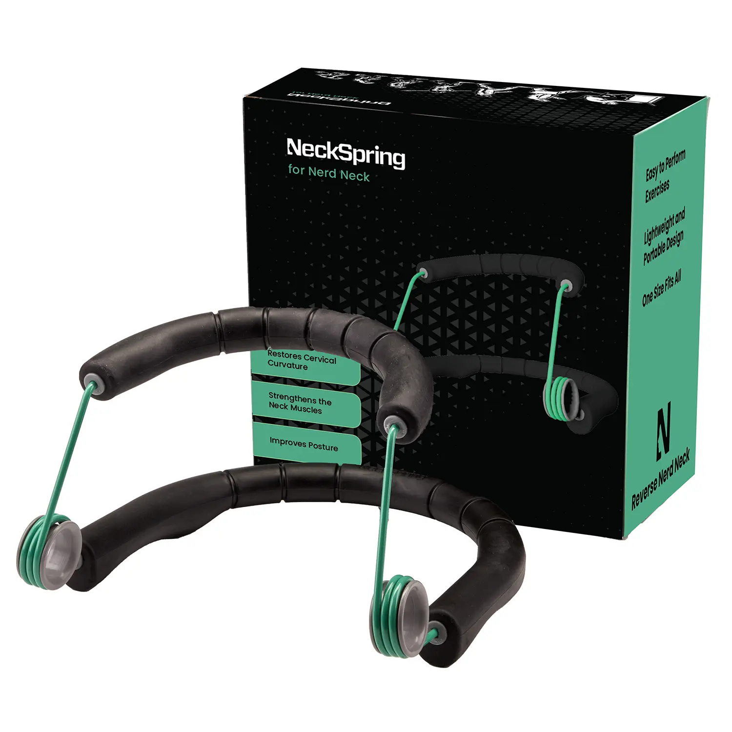 Portable Neck Strengthener by NeckSpring, Relieves Neck Pain